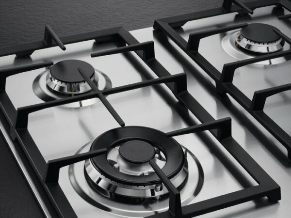 Aeg HGB64301UM 949 640 729 plaque de cuisson à gaz cm. 60 - grille en fonte inox – Image 6