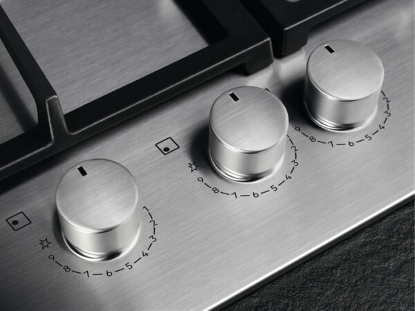 Aeg HGB64301UM 949 640 729 plaque de cuisson à gaz cm. 60 - grille en fonte inox – Image 7