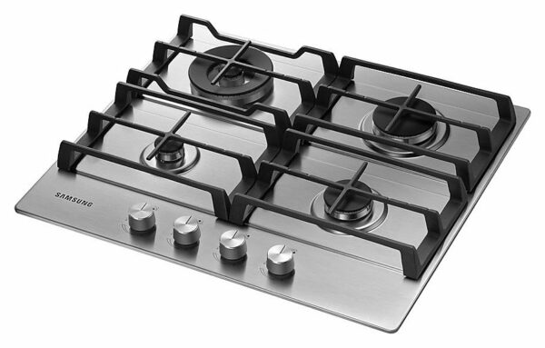 Table de cuisson à gaz Samsung NA64H3030AS cm. 60 - grille en fonte inox – Image 2