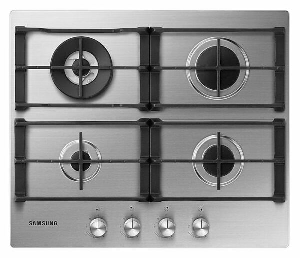 Table de cuisson à gaz Samsung NA64H3030AS cm. 60 - grille en fonte inox