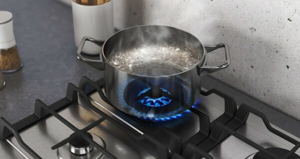 Table de cuisson à gaz Samsung NA64H3030AS cm. 60 - grille en fonte inox – Image 8