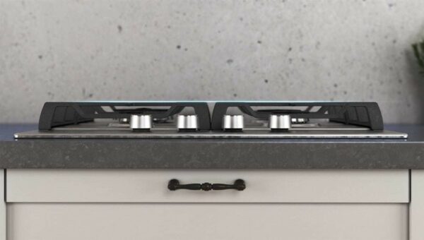 Table de cuisson à gaz Samsung NA64H3030AS cm. 60 - grille en fonte inox – Image 9