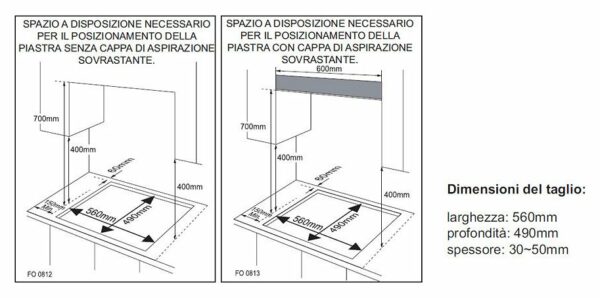 Table de cuisson à gaz Samsung NA64H3031AK cm. 60 - verre noir – Image 4