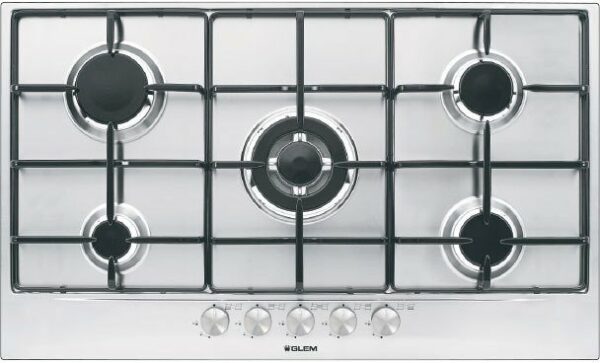 Plaque chauffante Glem GT955IX cm. 90 - inox