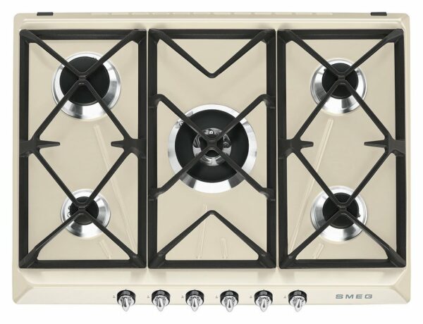 Smeg Design SR975PGH Plaque chauffante Victoria cm. 70 - panna
