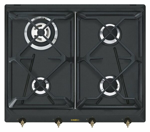Plaque de cuisson Smeg SRV864AOGH Coloniale cm. 60 - anthracite