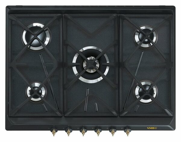 Smeg SRV876AOGH Plaque de cuisson coloniale cm. 70 - anthracite