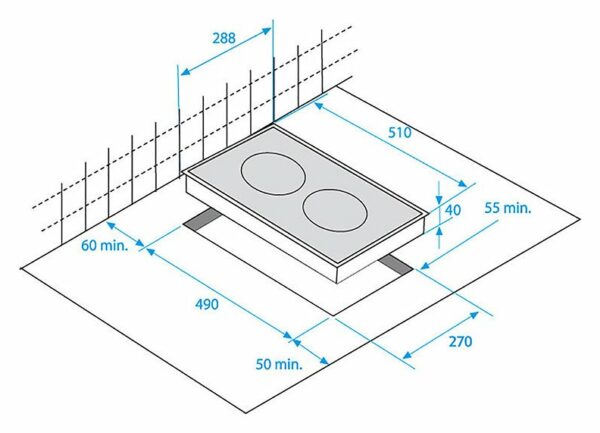 Beko HDMI 32400 DTX plaque à induction 30 cm - vitrocéramique noire – Image 2