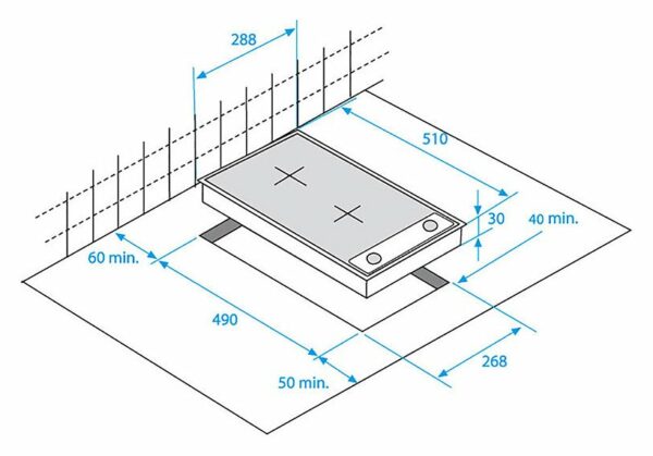 Beko HDCG 32220 FX Cuisinière à gaz cm 30 - acier inoxydable – Image 2