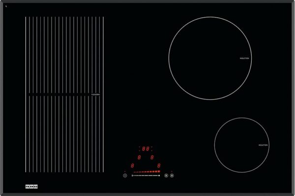 Franke FH 774 2I 1FLEXI T PWL Table de cuisson à induction en cristal cm. 78 - vitrocéramique noire 9010366