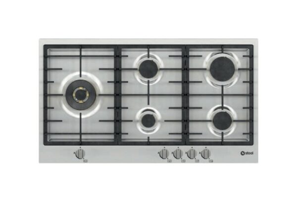 Acier GP9B-5 Genesi Plan de cuisson encastré cm. 90 - inox