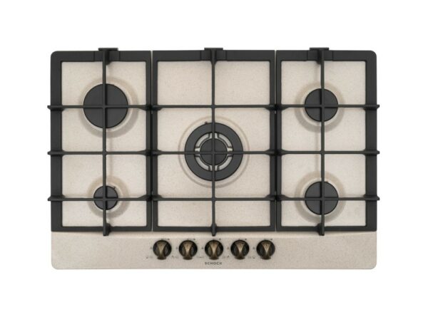Schock PRIMUS PC75 AVG table de cuisson à gaz 75 cm - avoine