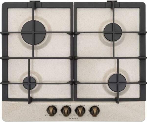 Schock PRIMUS PC60 AVG Table de cuisson à gaz 60 cm - flocons d'avoine