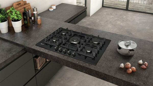 Table de cuisson à gaz Neff T27CS59S0 cm. 75 - verre noir – Image 3