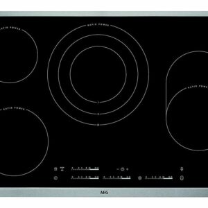 Aeg HK854870XB cuisinière électrique cm.77 - vitrocéramique noire