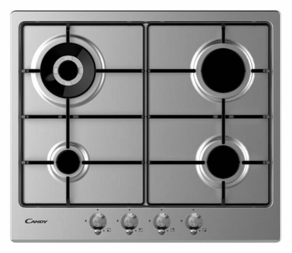 Candy CHW6BR4WTX Plaque de cuisson classique cm. 60 - inox