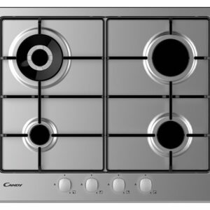 Candy CHW6BR4WX Table de cuisson intemporelle cm. 60-acier inoxydable
