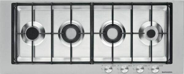 Cuisinière à gaz Barazza 1PBF104 B_Free - 100 cm - acier inoxydable- Nouveau- Nouveau
