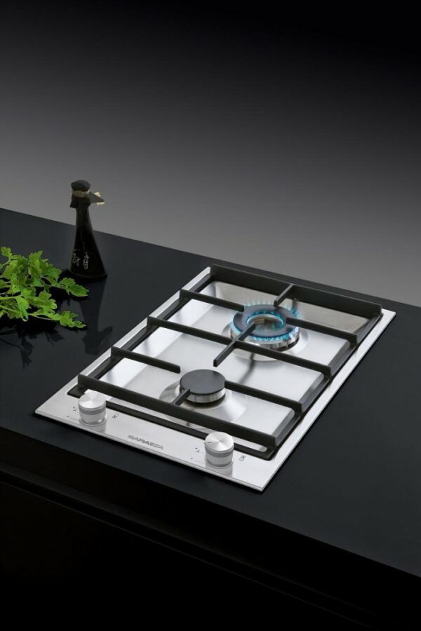 Cuisinière à gaz Barazza 1PBF2 B_Free - 36 cm - acier inoxydable- Nouveau- Nouveau