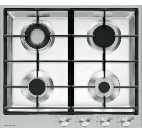 Cuisinière à gaz Barazza 1PBF64 B_Free - 60 cm - acier inoxydable- Nouveau- Nouveau