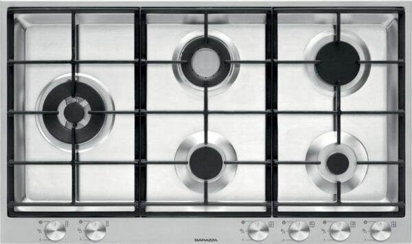 Cuisinière à gaz Barazza 1PBF95 B_Free - 90 cm - acier inoxydable- Nouveau- Nouveau