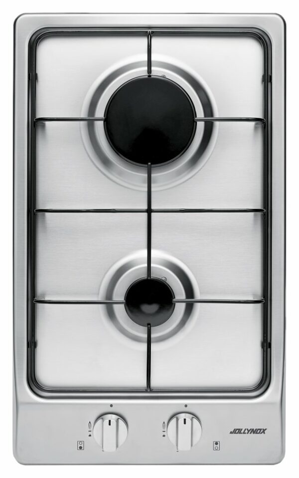 Cuisinière à gaz Jollynox 1PVG2 Vega Domino cm. 30 - acier inoxydable- Nouveau- Nouveau