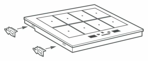 Hotpoint Ariston ACPH 778 C/NE table de cuisson à induction 77 cm - vitrocéramique noire