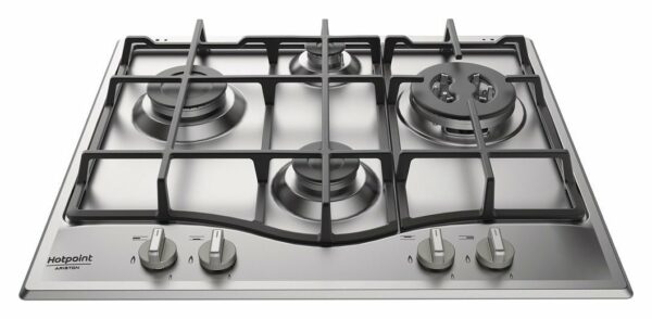 Hotpoint Ariston PCN 641 T/IX/HAR Table de cuisson à gaz encastrable 59 cm - acier inoxydable