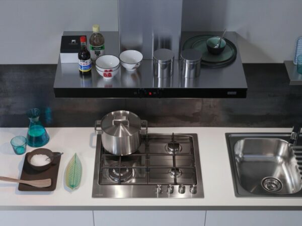 Table de cuisson à gaz Franke FHNE 604 3G TC XS C Neptune 600 cm. 60 – acier inoxydable satiné- Nouveau- Nouveau