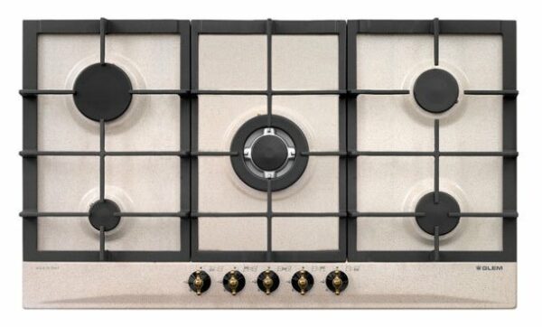 Table de cuisson GLEM GT955HSA - Brûleur à triple couronne - Arrêt automatique - Neuf