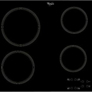 Whirlpool AKT801/NE Cuisinière électrique 58 cm - vitrocéramique noire