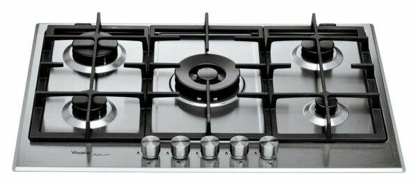 Whirlpool GMF 7522/IXL Cuisinière à gaz Fusion cm. 73 - 5 brûleurs - acier inoxydable